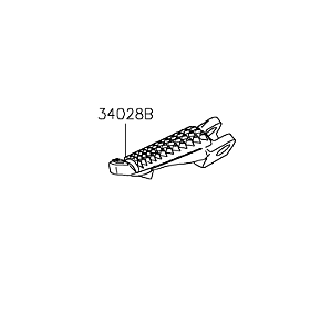 PEDAL DE APOIO DIANT ESQ PARA ZX636JSFAN