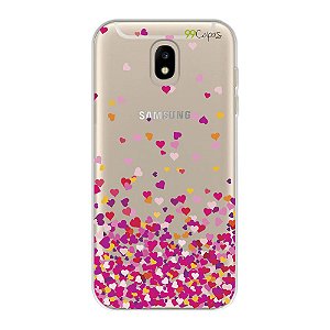 Capa para Samsung J7 Pro - Corações Rosas - 99capas - Capinhas e cases  personalizadas para celular