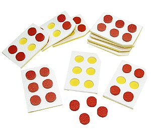 FL - Jogo Alfabeto Braille Inclusão Vazado Eva 15 Pçs - Carlu