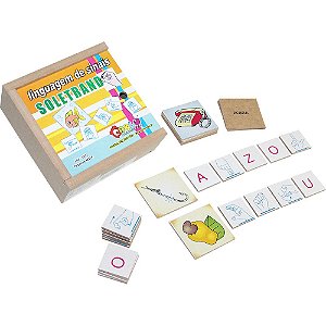 Libras Linguagem De Sinais Soletrando 70 Pcs Inclusão Mdf