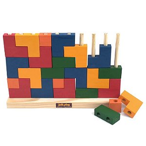 Jogo Didáticos WOOMAX Cubo 13 peças de encaixar de madeira disney (15x15x15  cm - 12 meses)