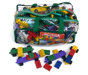 Kit Jogos 2 na Mochila Tema Brinquedos Antigos