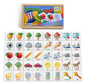 Jogo,de,Mória,Português/Inglêsc/, - Brinquedos E Jogos Pedagógicos e  Educativos
