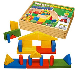 Blocos de encaixe vertical ( 25 pecas de madeira) - JottPlay - Compre  brinquedos educativos online