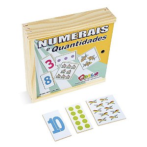 Jogo Educativo Montando Os Numeros em Madeira +4 Anos – Papelaria Pigmeu