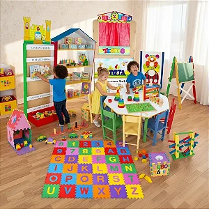 Brinquedoteca Master Kit Composto Por 34 Produtos - Carlu