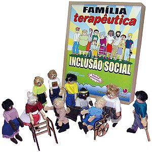 Brinquedo Educativo Familia Terapêutica Inclusao Social Em Mdf 10 Personagens Mdf