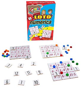 Carlu Brinquedos - Loto de Desenhos e Rimas Jogo Educativo, 5+ Anos,  Multicolorido, 1794