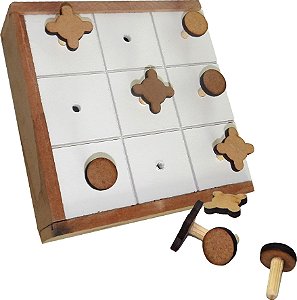 Jogo de Dama e Trilha Jogos Clássicos e Tradicionais Brinquedos de Madeira  Brinquedos de Madeira Bambalalão Brinquedos Educativos