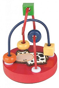 Brinquedo Educativo Mini Aramado - Vaca - Carlu