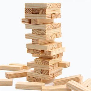 Torremoto Torre de Equilíbrio Jenga Jogo de Madeira Brinquedo