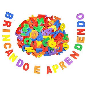 Alfabeto móvel 72 peças