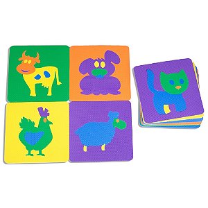 Quebra Cabeça em Eva - Animais Domésticos