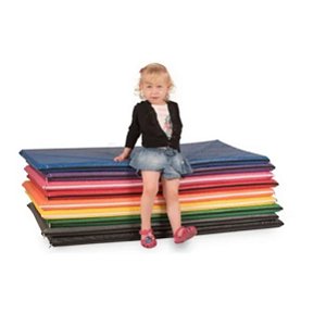 Colchonete 120 x 60 x 4 com zíper Azul