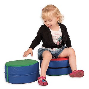 Kit 2 Almofadas Redondas Acento 30 X 12 Cm