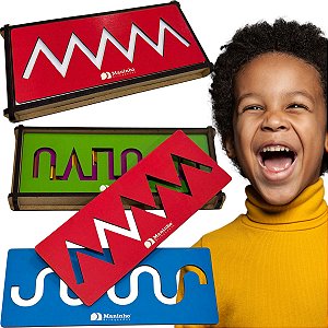 Brinquedo Linhas Vazadas Educativo Coordenacao Motora Fina