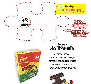 Jogo Quebra Cabeça Mini Toys Gde + Gabarito Kit Com 12 Jogos em