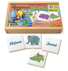 Jogo Educativo da Memória de Animais Alfabetização Infantil - Bambinno -  Brinquedos Educativos e Materiais Pedagógicos