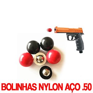 MUNIÇÃO NYLON MIOLO DE AÇO .50