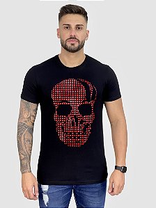 Camiseta Long caveira Red - John Jones