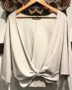 Kimono Curto - Off White  - 100% Algodão