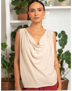 Regata Francesa 2 em 1 - Off White - 100% Algodão