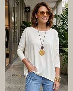 Blusa Alcaçus off white