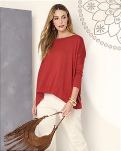 Blusa Alcaçus Terracota