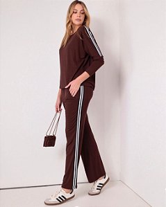 Conjunto Bologna Marrom