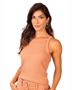 Regata Ribana 100% Algodão - Argila