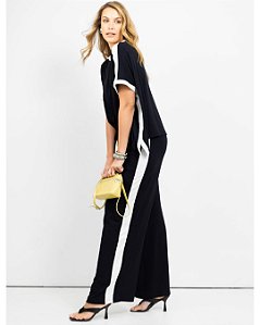 Conjunto Turim Preto feminino casual confortável