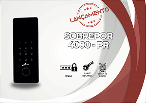 Fechadura eletrônica sobrepor - 4000 PR