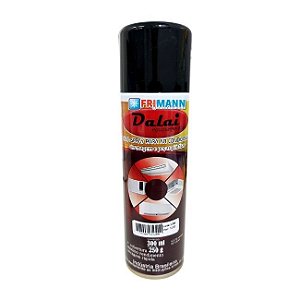 Tinta Spray Preto Para Ar Condicionado e Carenagens