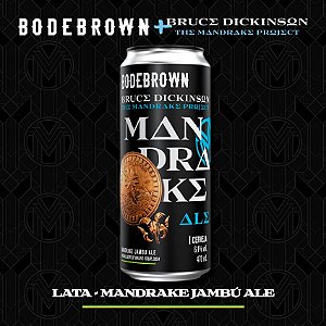 Cerveja Mandrake Jambú Ale - Bruce Dickinson 470 ml