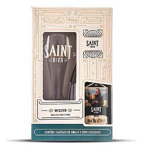 Kit Saint Bier Weiss - Uma Garrafa + Copo Joinville