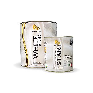 Tinta Metálica Efeito White Star 3,6L ( Efeito Branco Rústico Metalizado da Aço Corten)