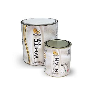 Tinta Metálica Efeito White Star 900ml ( Efeito Branco Rústico Metalizado da Aço Corten)