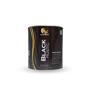 Tinta efeito Black Rustic - acabamento semi fosco e textura rústica - 900ml