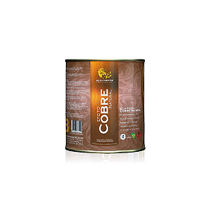 Tinta metálica efeito Cobre Natural - base automotiva - mini kit 900ml