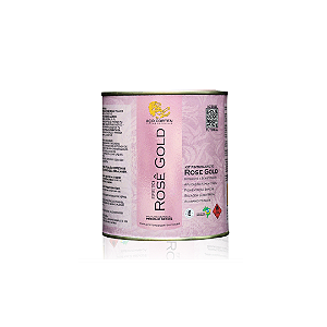 Tinta metálica efeito Rose Gold - base automotiva - mini kit 900ml
