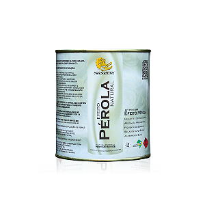 Tinta metálica efeito Pérola Natural - base automotiva - kit 3,6L