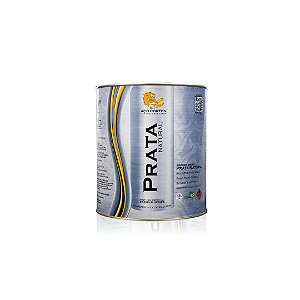 Tinta metálica efeito Prata Natural - base automotiva - mini kit 900ml