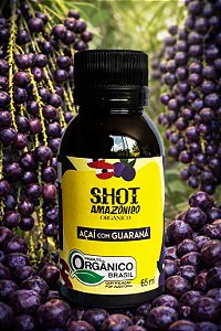 Shot amazônico açaí com guaraná