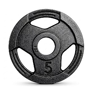 Anilha Olímpica Ferro Sport 51mm - Peso 5kg - par