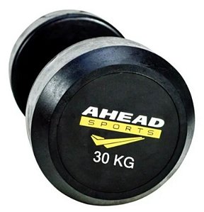 Dumbbell Vulcanizado Cromado 30kg - Unidade