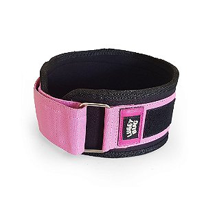 Cinto Luggy Bug LPO - Nylon - Cor Rosa com Preto