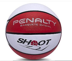 Bola Penalty Basquete SHOOT Cor Vemelho com Branco