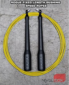 Corda de Pular  SR-3 - Fio Amarelo  Fixo Tamanho 88" (Altura 2,23cm a 2,76cm)