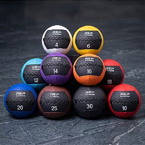 Bolas Wall Ball Rep Fitness- Pesos Libras de 4lb a 30lb