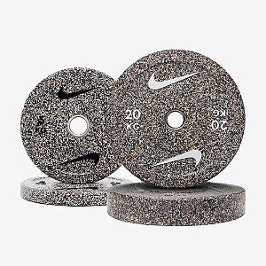 Anilhas Olímpicas Nike Grind Bumper Plates - Pesos em Libras (LB) - pares
